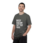 Beef Bacon Butter Eggs Carnivore Lifestyle Graphic Tee