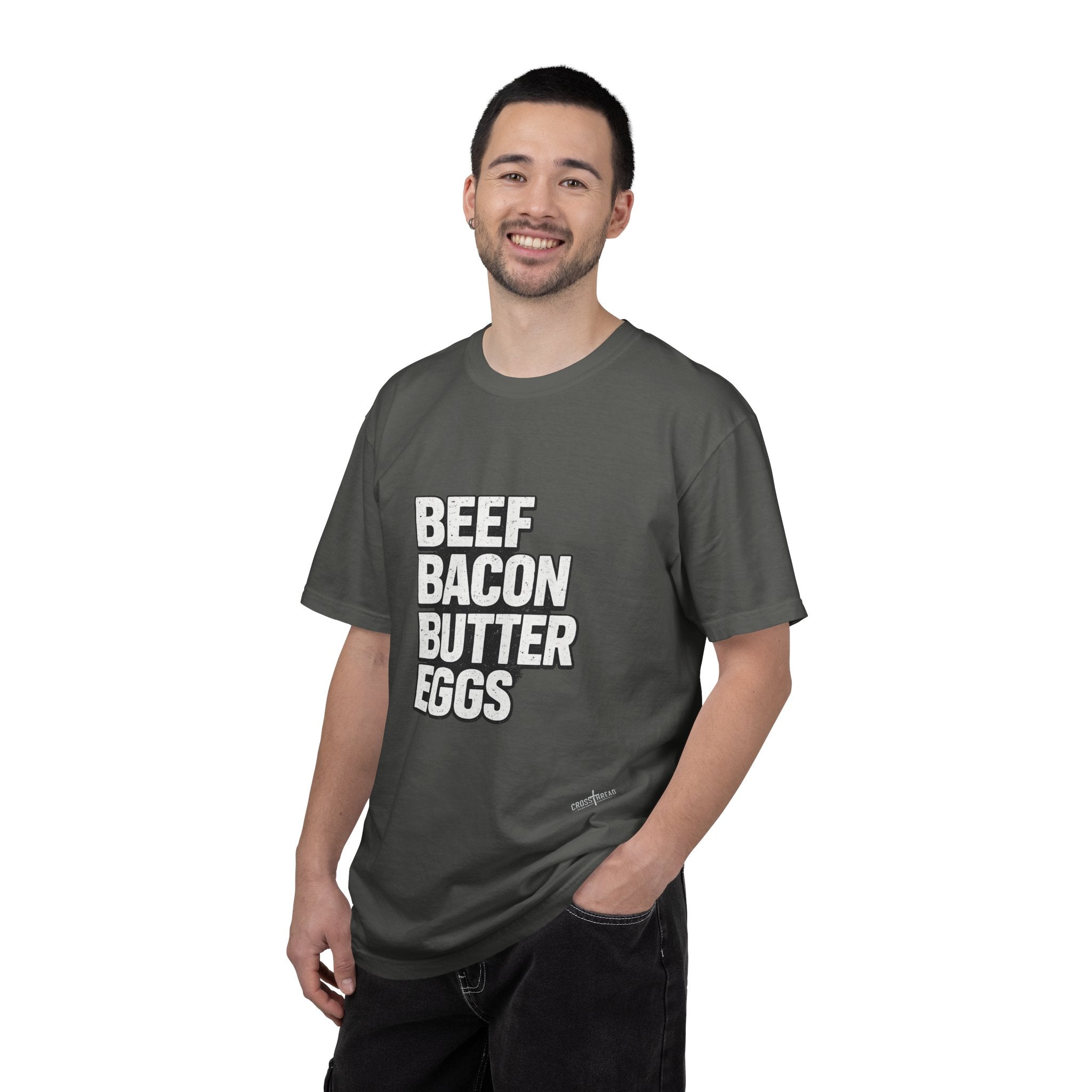 Beef Bacon Butter Eggs Carnivore Lifestyle Graphic Tee