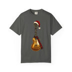 Christmas LP-Style Gold Guitar Comfort Colors Shirt