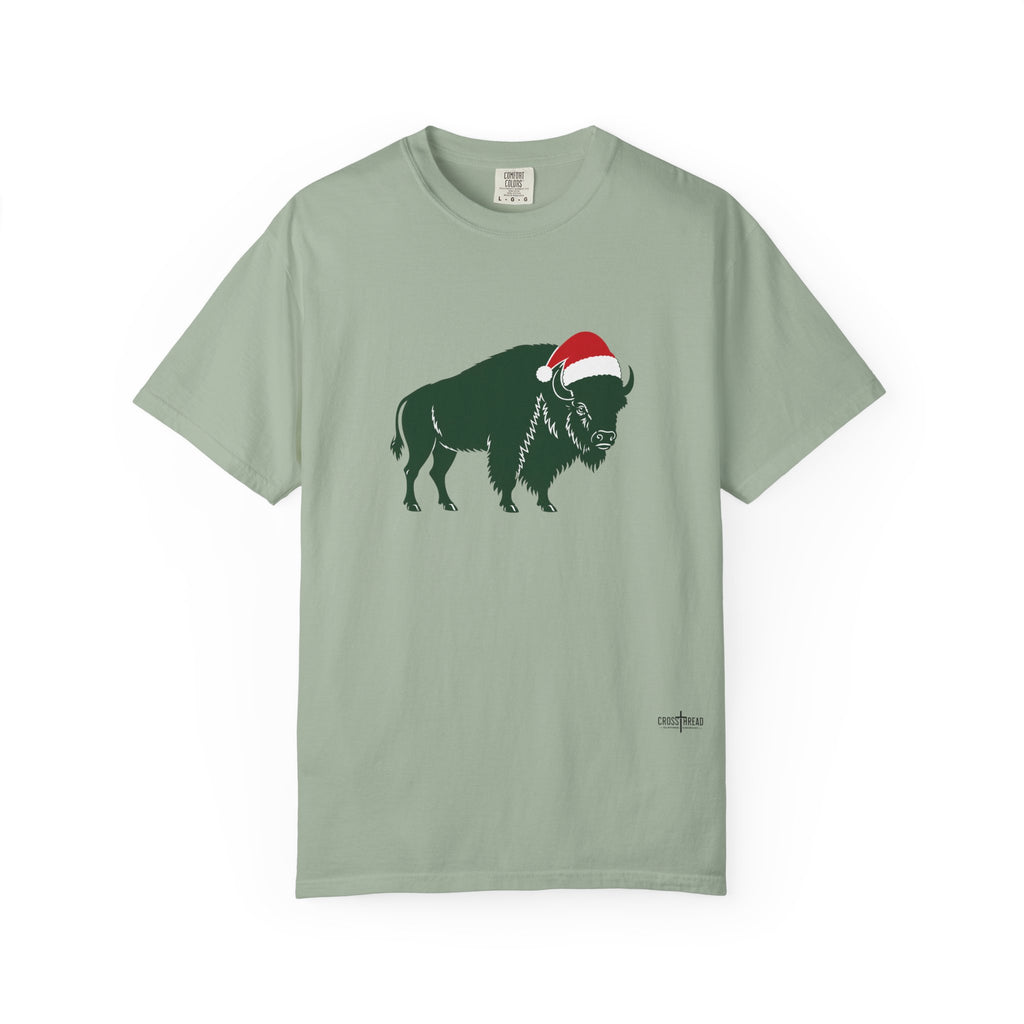 Buffalo Santa Hat Comfort Colors T-Shirt