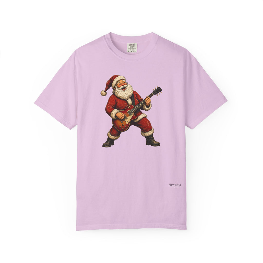 Santa LP-Style Guitar Comfort Colors Shirt