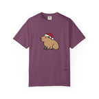 Capybara Santa Hat Comfort Colors T-Shirt