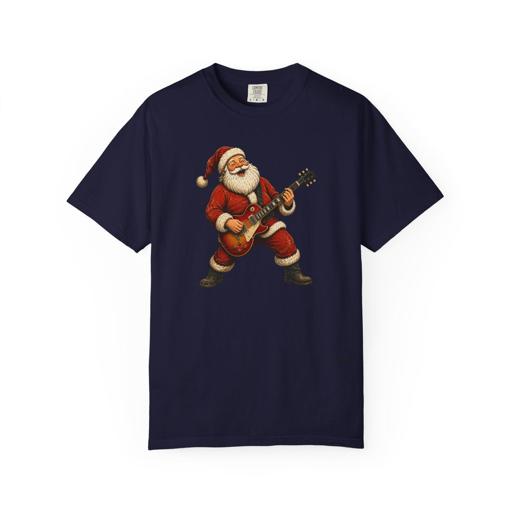 Santa LP-Style Guitar Comfort Colors Shirt