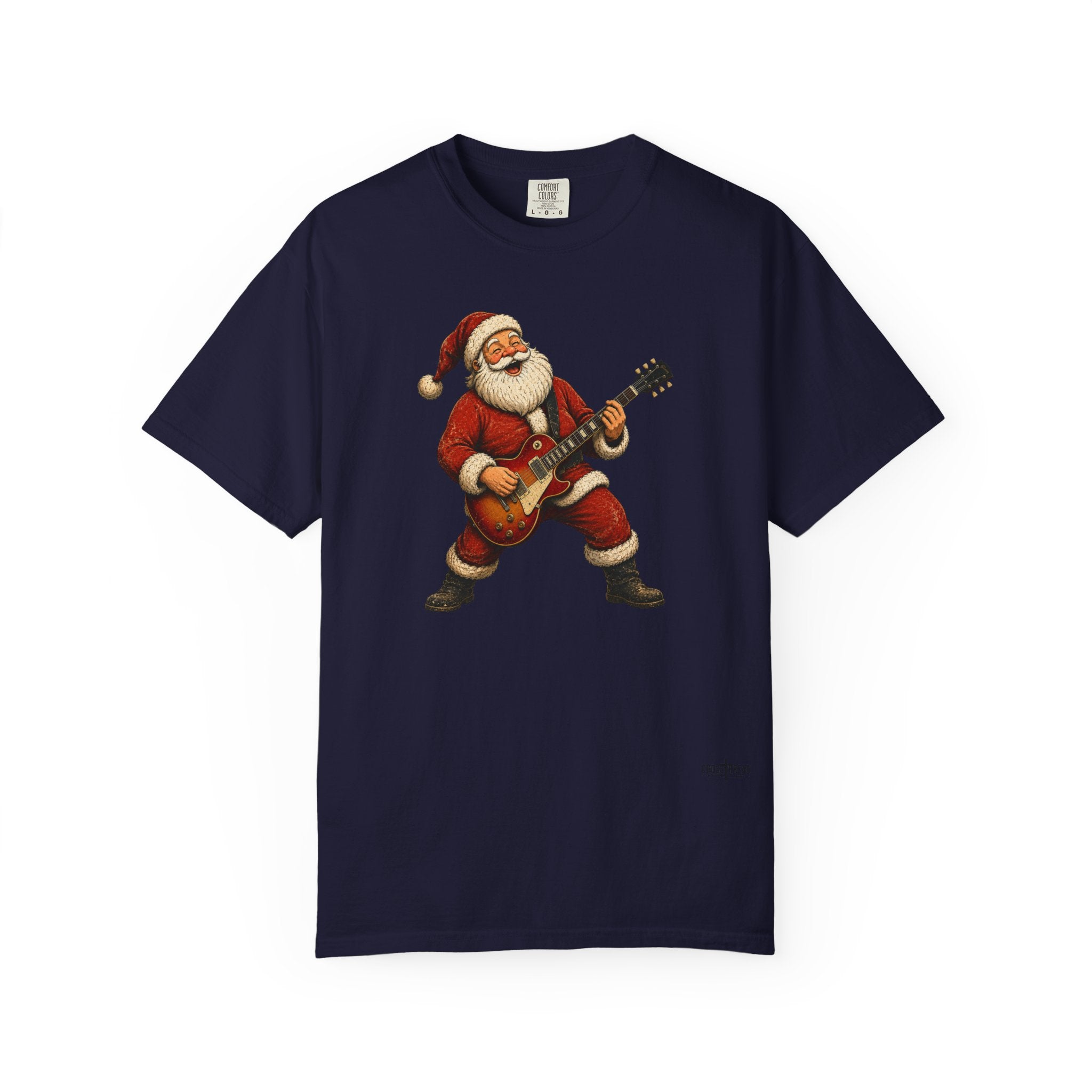 Santa LP-Style Guitar Comfort Colors Shirt