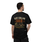 Blue Collar Dad T-Shirt — Vintage Work Gloves and Boots Design
