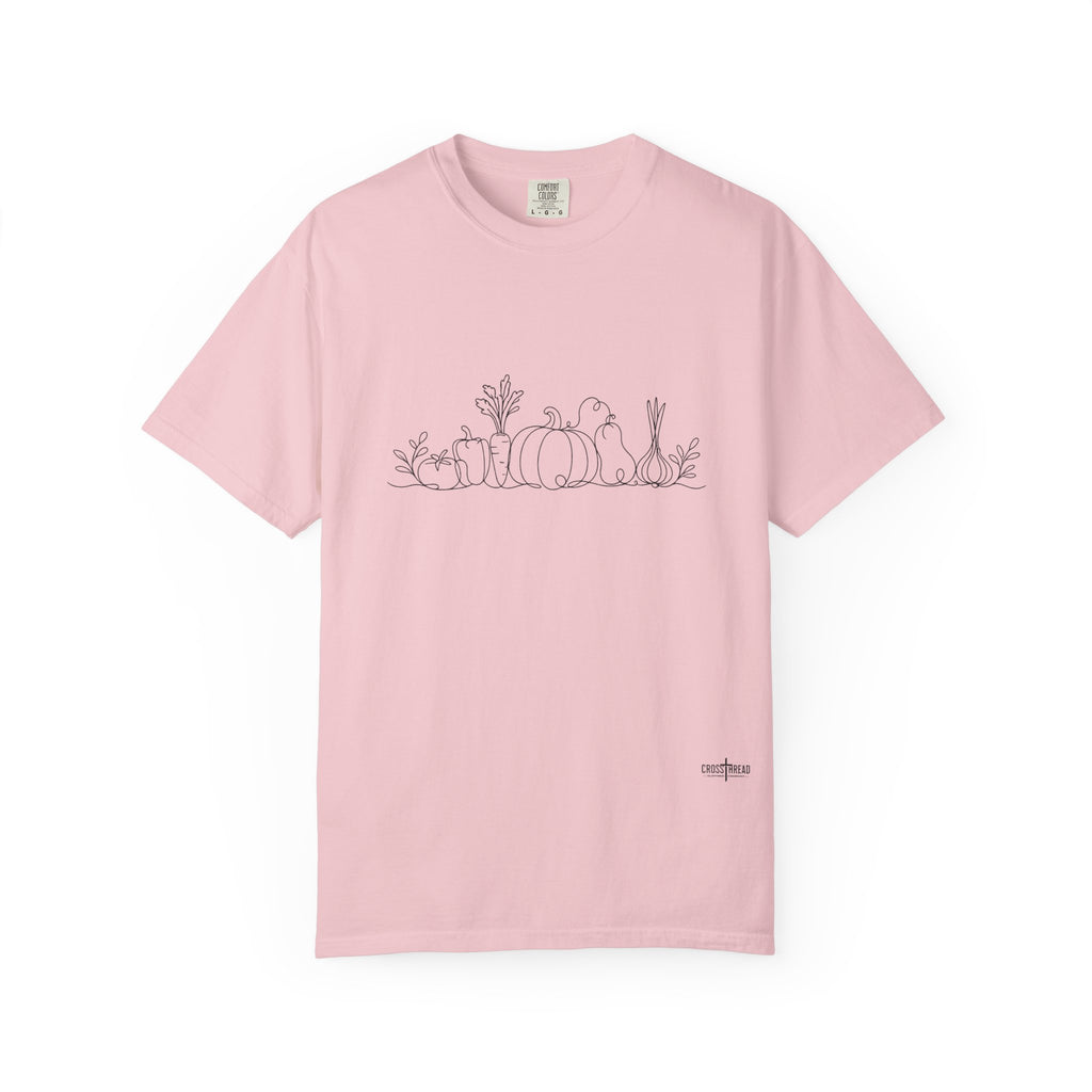 Garden Veggie Line Art T-Shirt