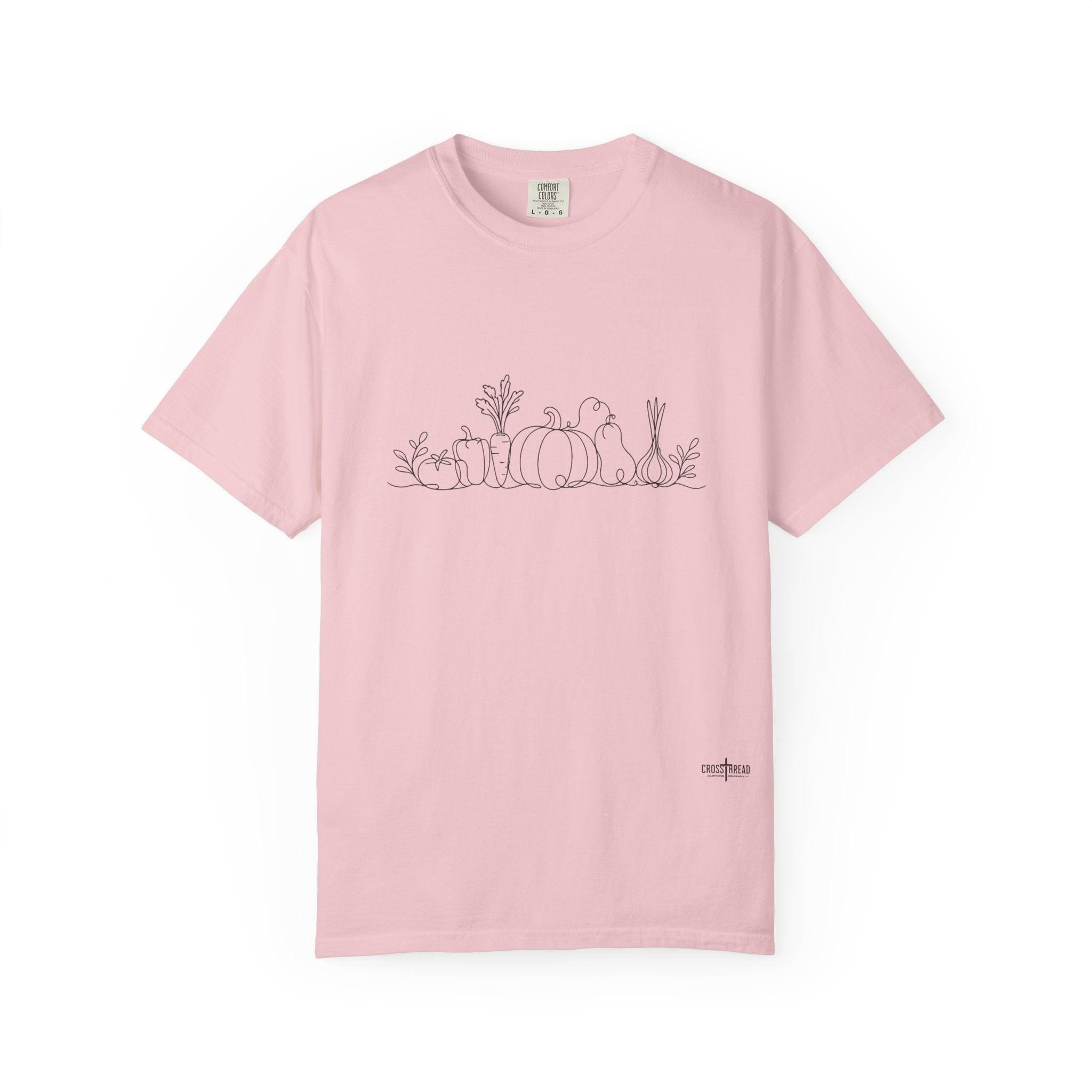Garden Veggie Line Art T-Shirt