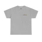Faith Moves Mountains T‑Shirt — Inspirational Mountain & Bulldozer Graphic Tee
