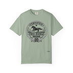 Certified Free Range Mom T-Shirt —  Farm Mom Tee, Horse & Boots Graphic