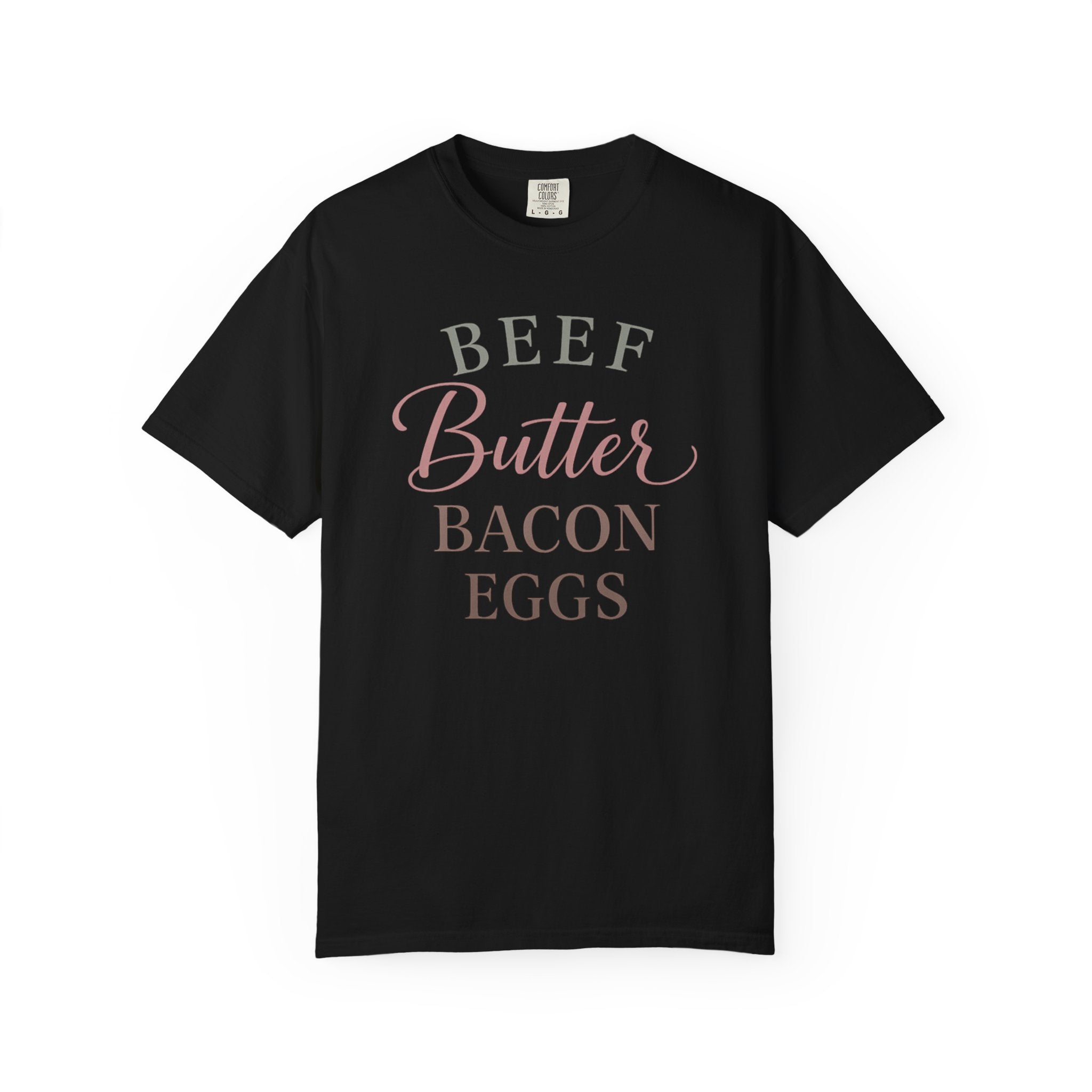 "Beef Butter Bacon Eggs" Carnivore Liftstyle T‑Shirt