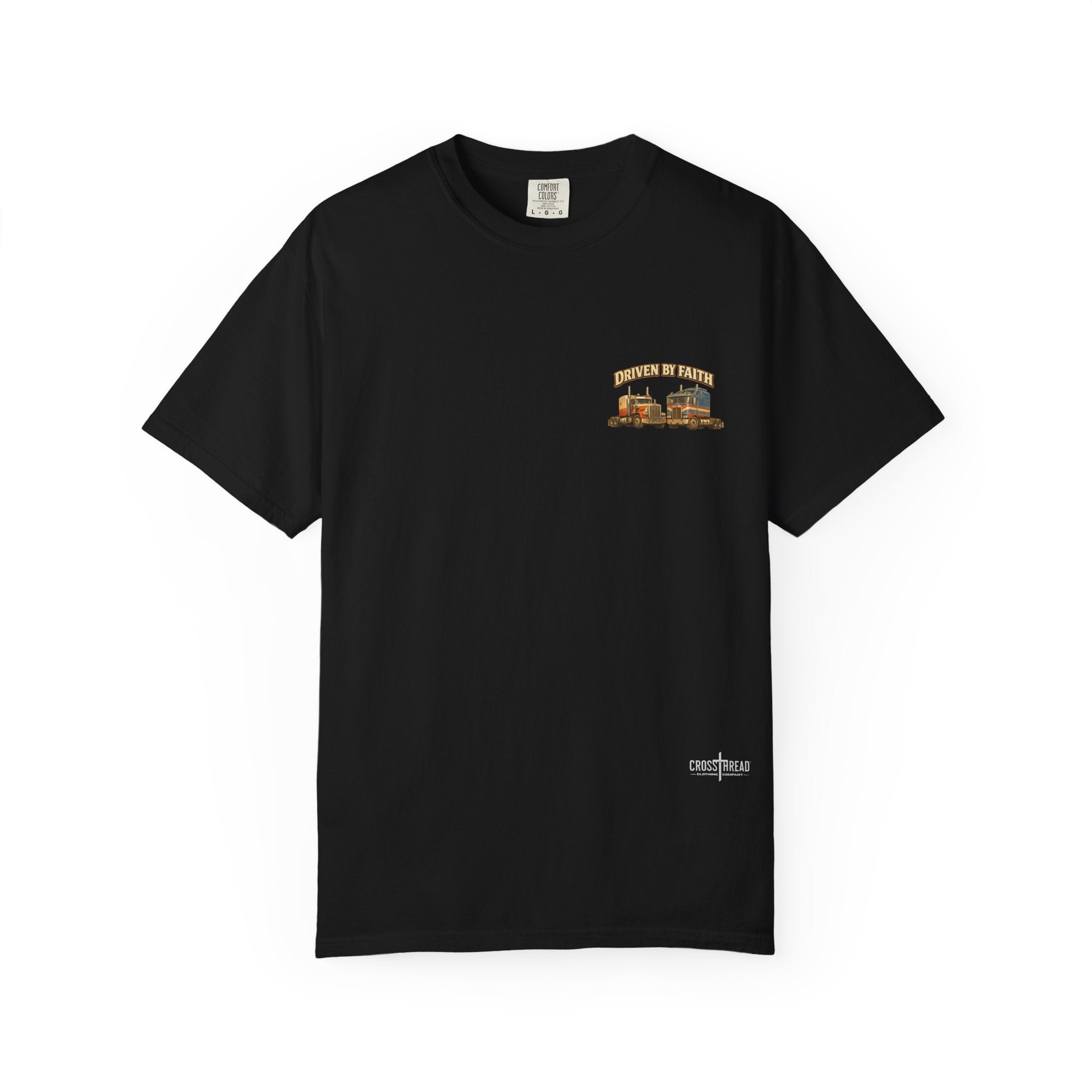 Driven by Faith Vintage Style Trucker T-Shirt