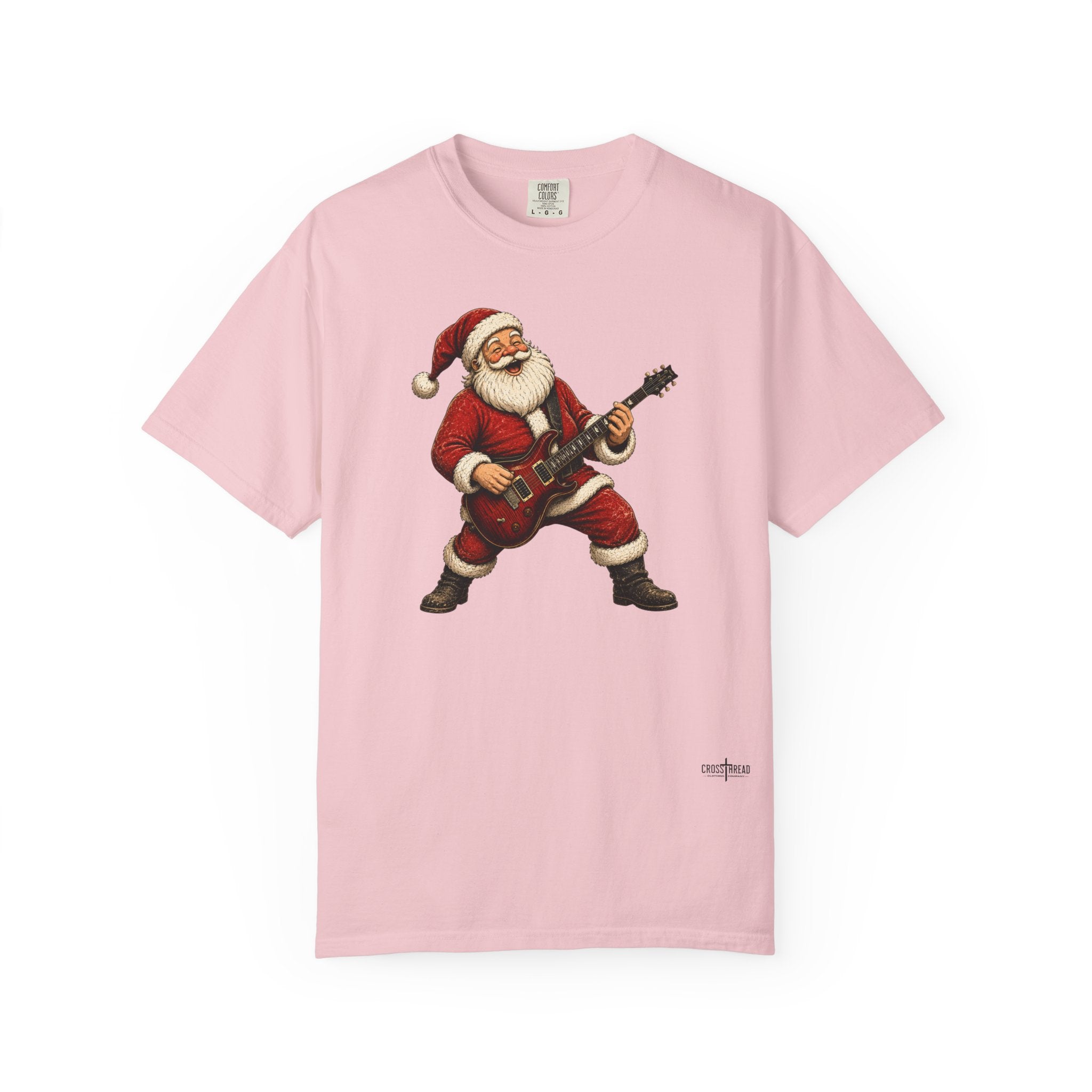 Santa PRS-Style Guitar Comfort Colors Shirt