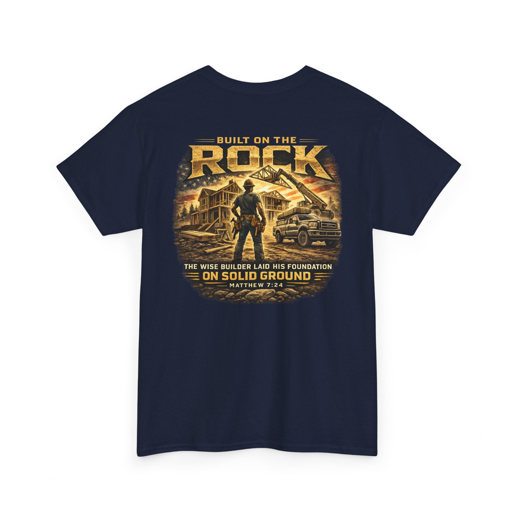 Built on the Rock Construction T-Shirt