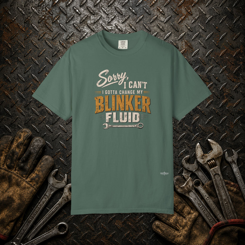 "Change My Blinker Fluid" Mechanic Tee