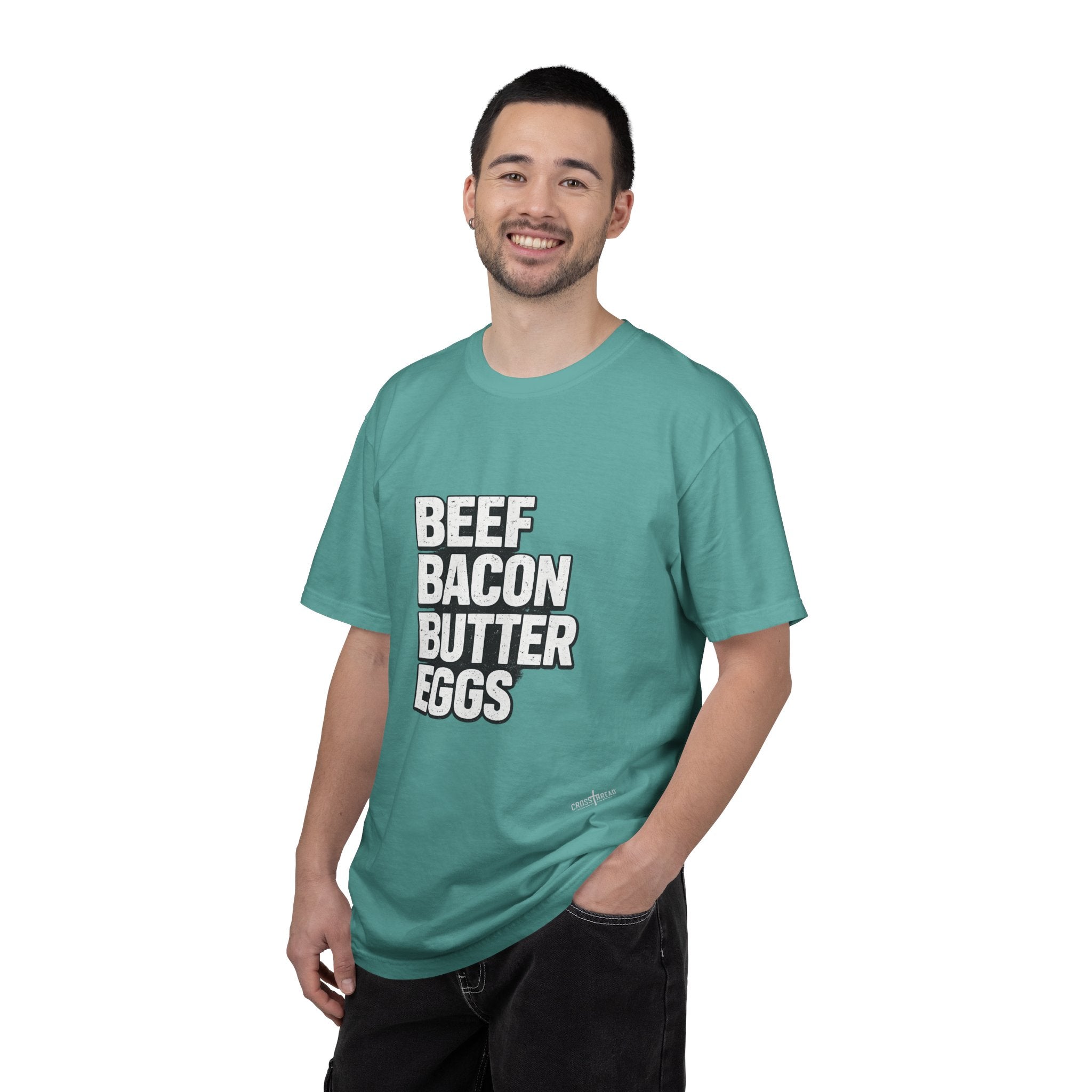 Beef Bacon Butter Eggs Carnivore Lifestyle Graphic Tee