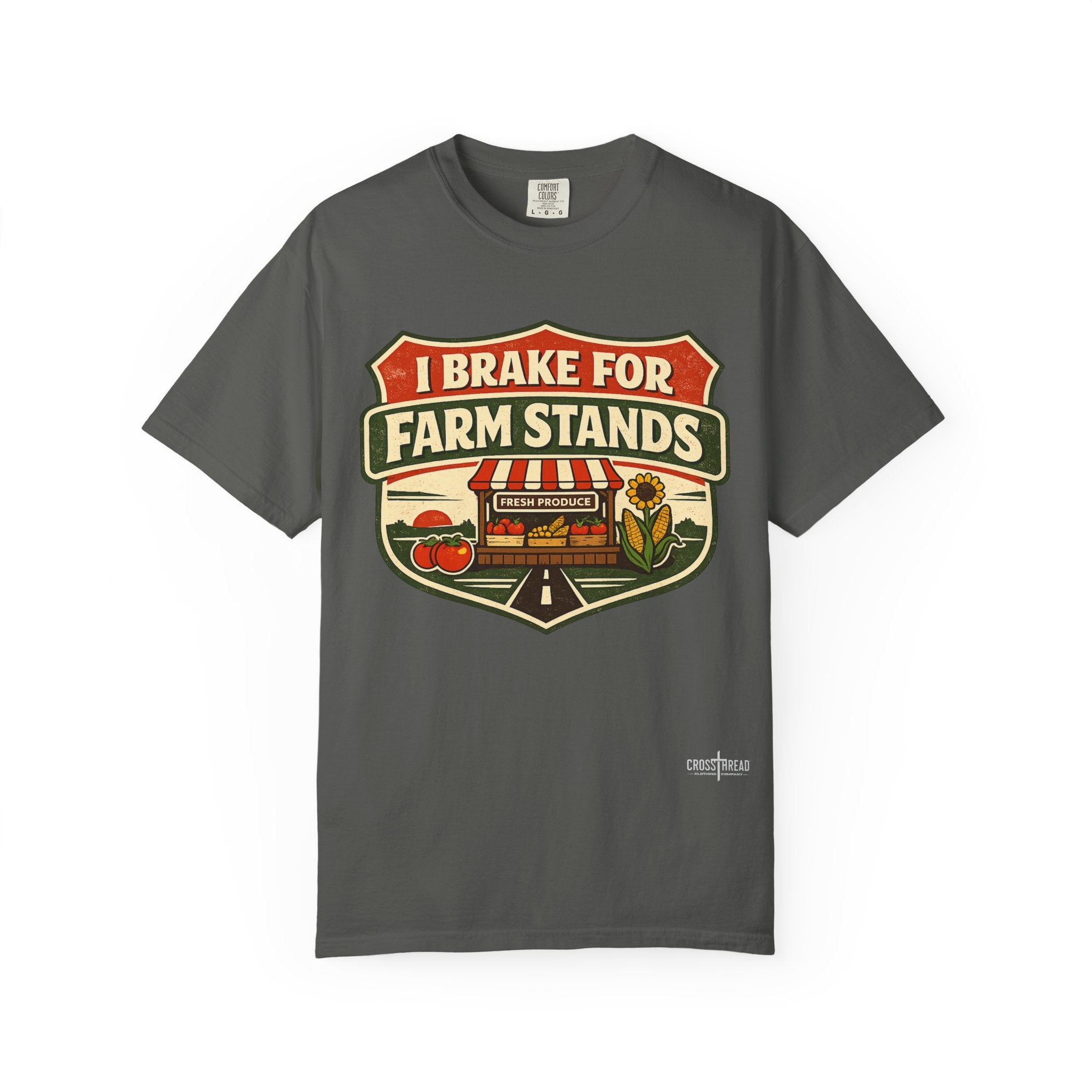 “I Brake for Farm Stands” Vintage Farm Market Tee