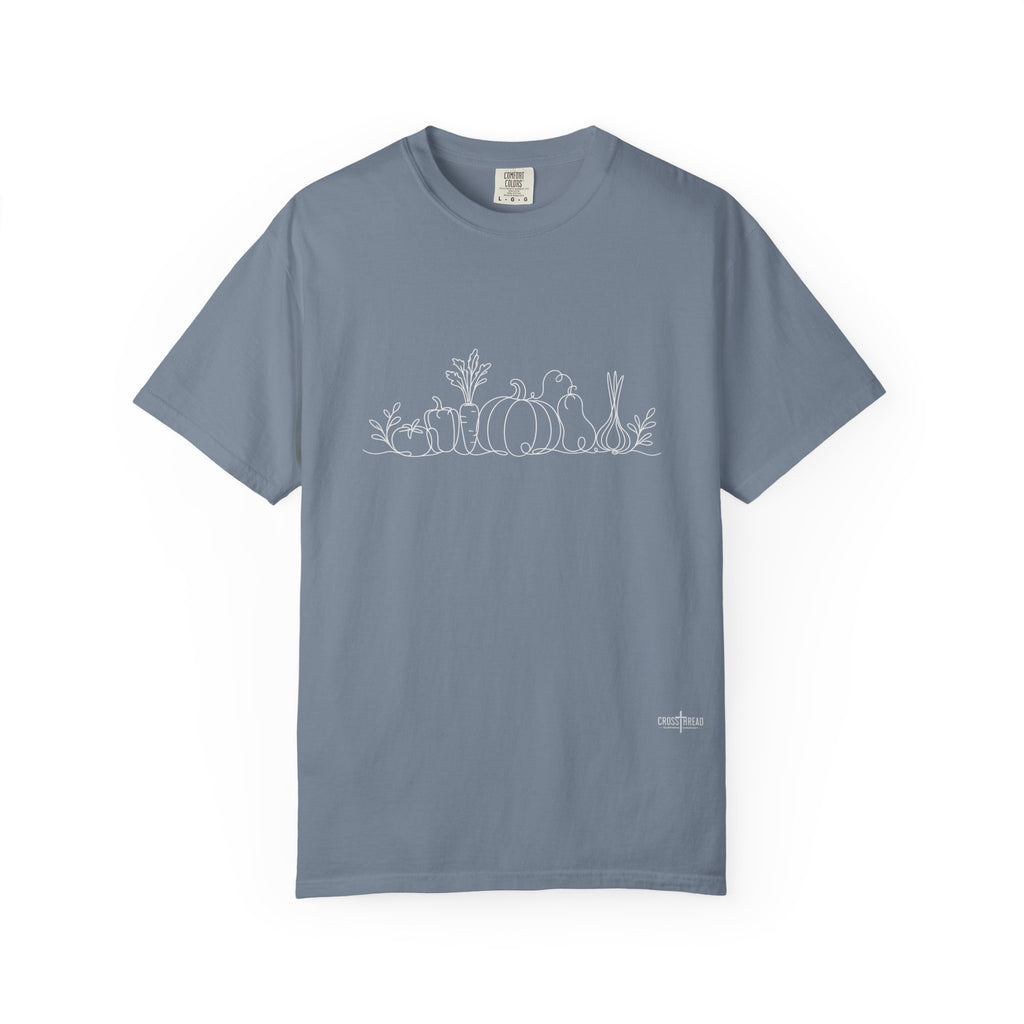 Garden Veggie Line Art T-Shirt