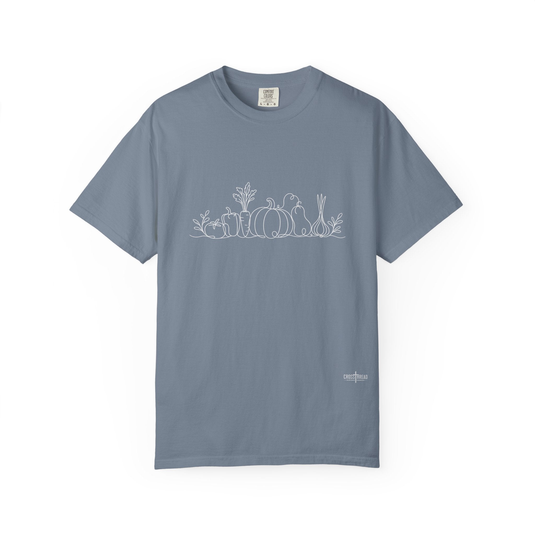 Garden Veggie Line Art T-Shirt