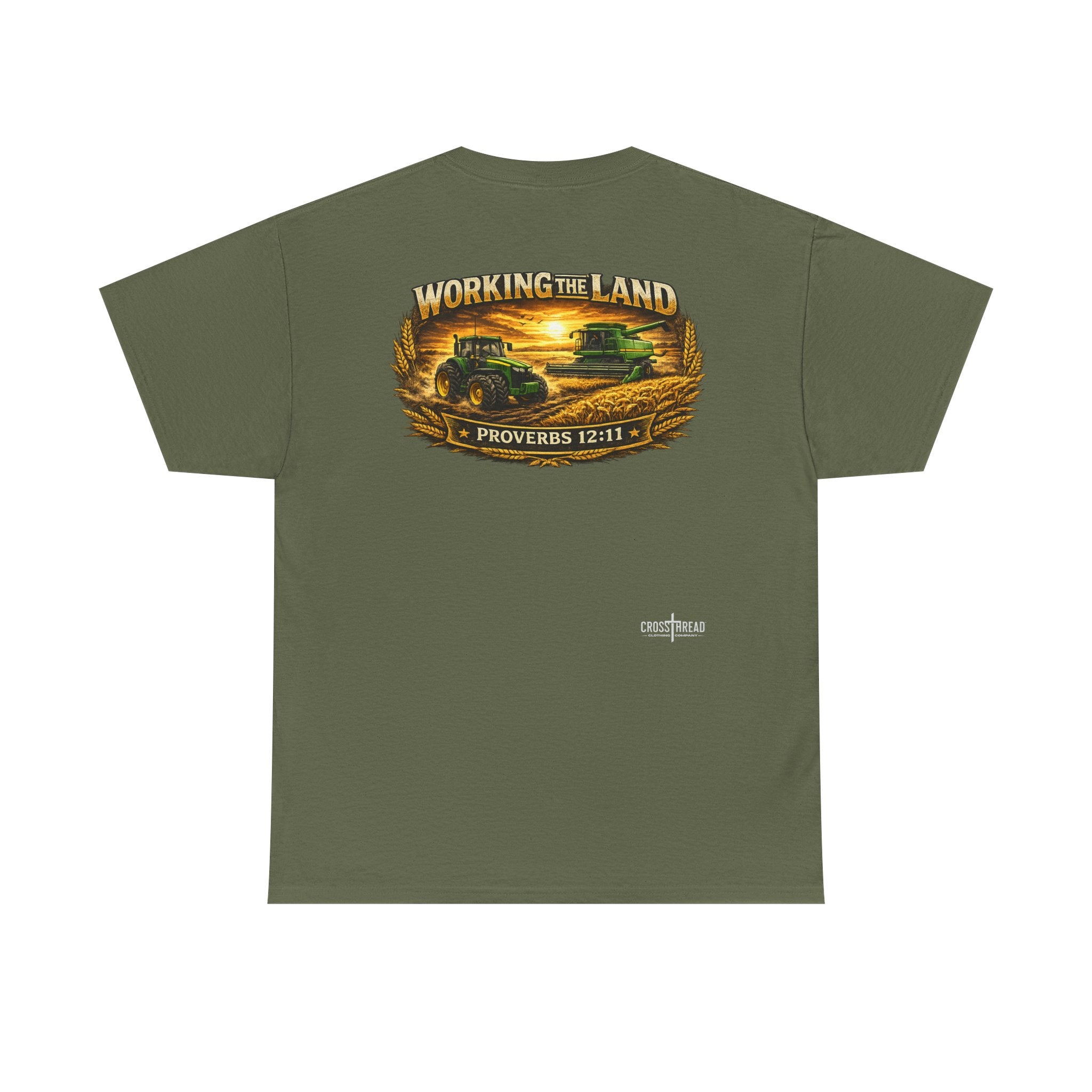 Working the Land Farmer T Shirt