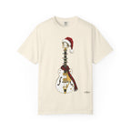 Christmas Hollowbody Guitar Comfort Colors Shirt