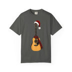 Christmas Acoustic Guitar Comfort Colors Shirt