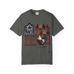 Raising Patriots & Chickens T-Shirt — Rustic American Chicken Tee