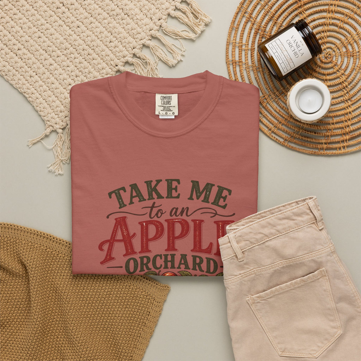 Take Me to an Apple Orchard Comfort Colors Shirt