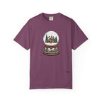 Snow Globe Holiday T-Shirt — Vintage Winter Village Graphic