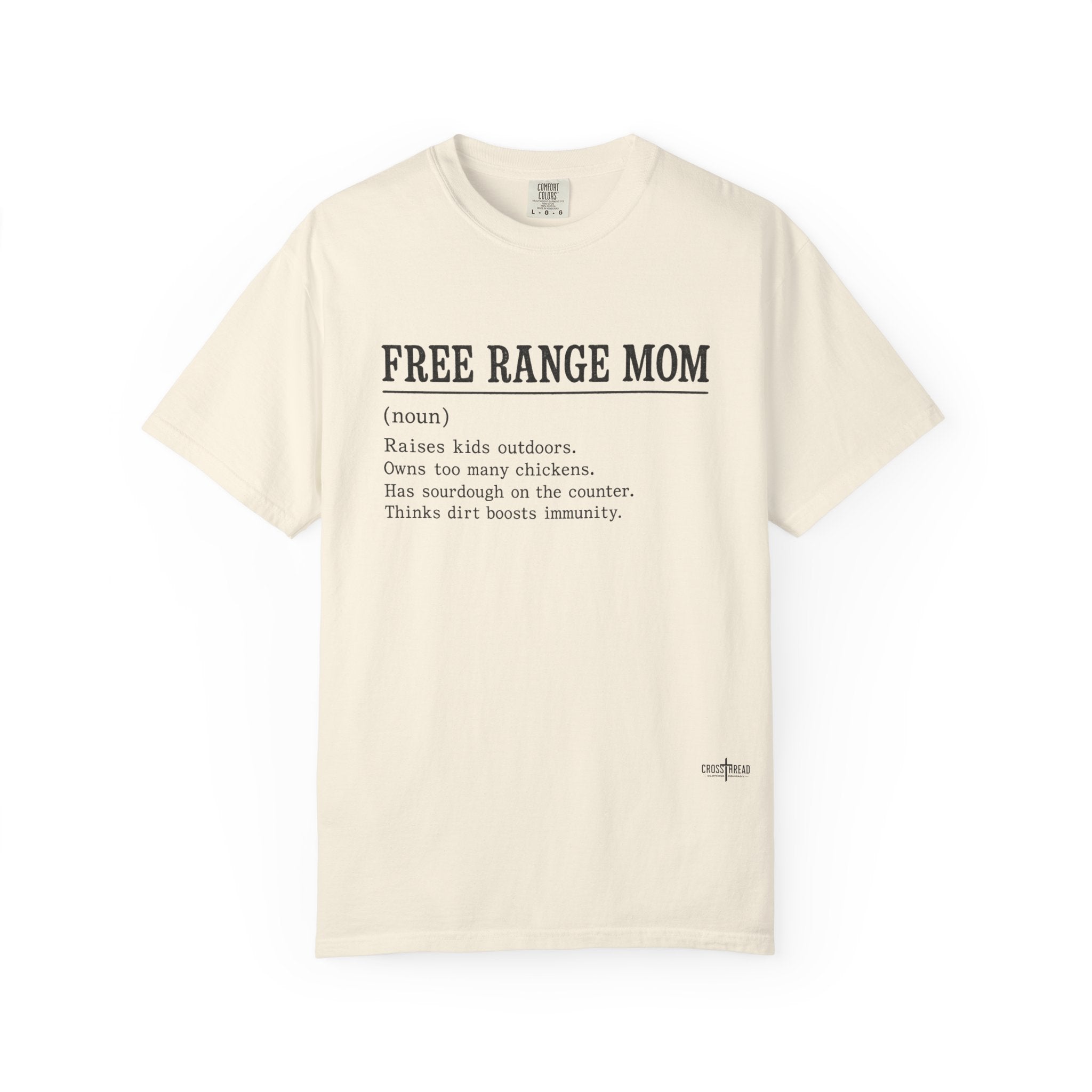 Free Range Mom Definition Tee