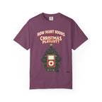 Christmas Playlist Graphic T-Shirt — "How Many Hours Is Your Christmas Playlist?"