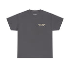Faith Moves Mountains T‑Shirt — Inspirational Mountain & Bulldozer Graphic Tee