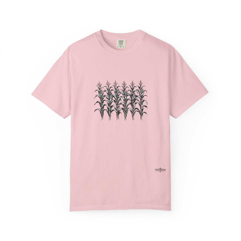 Row of Corn Graphic T-Shirt — Minimal Botanical Farm Tee