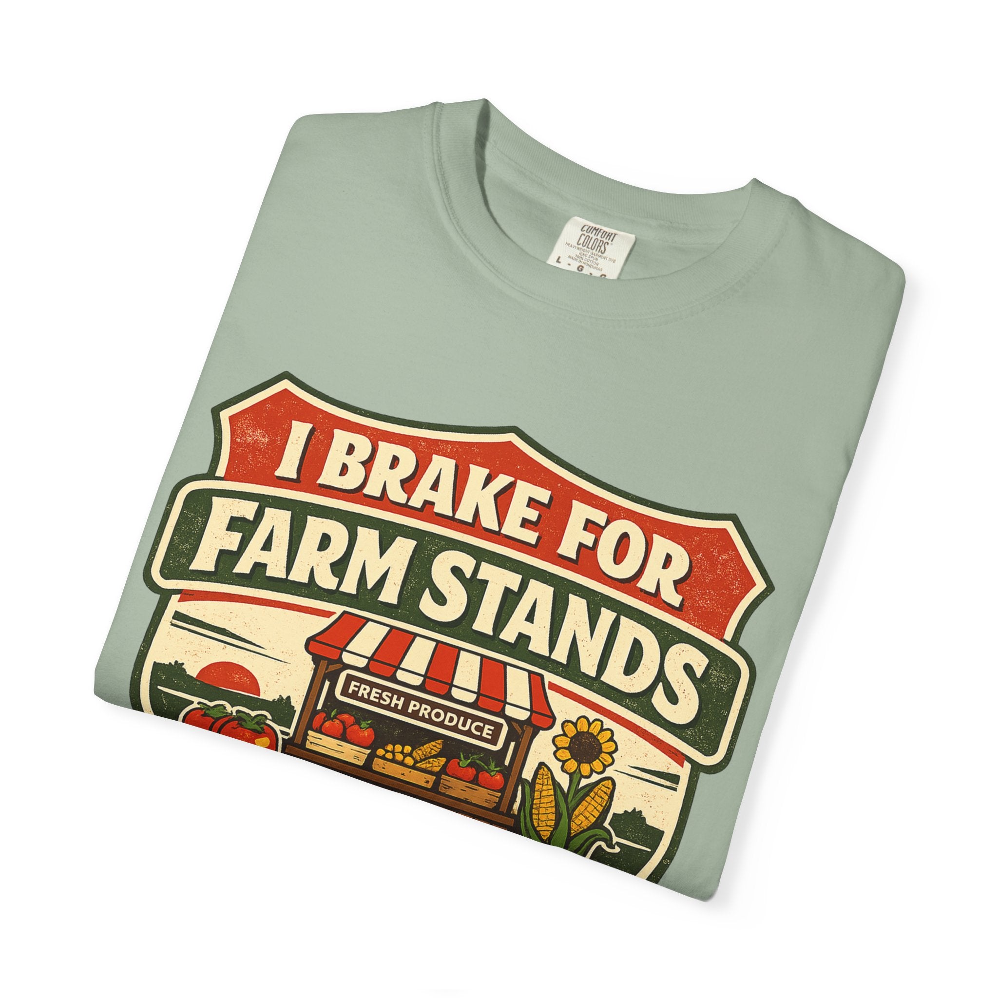 “I Brake for Farm Stands” Vintage Farm Market Tee