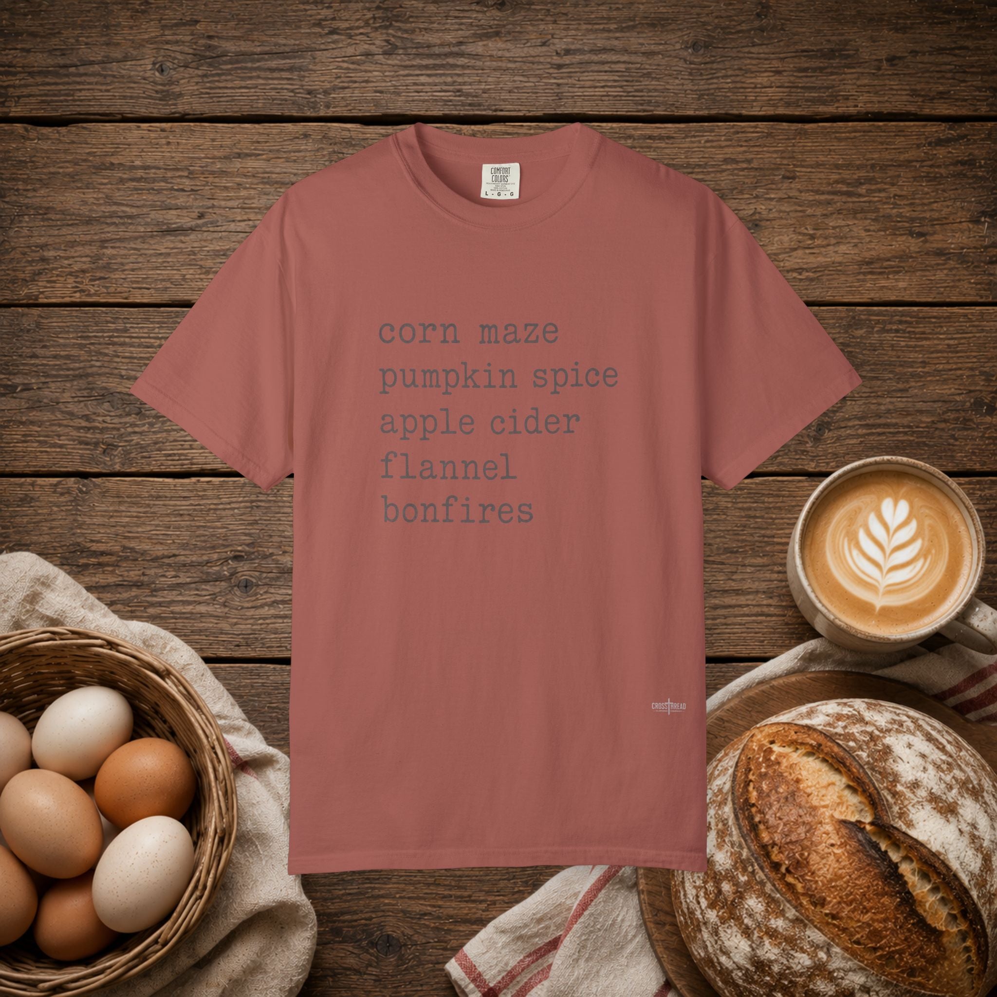 Fall List Comfort Colors Shirt