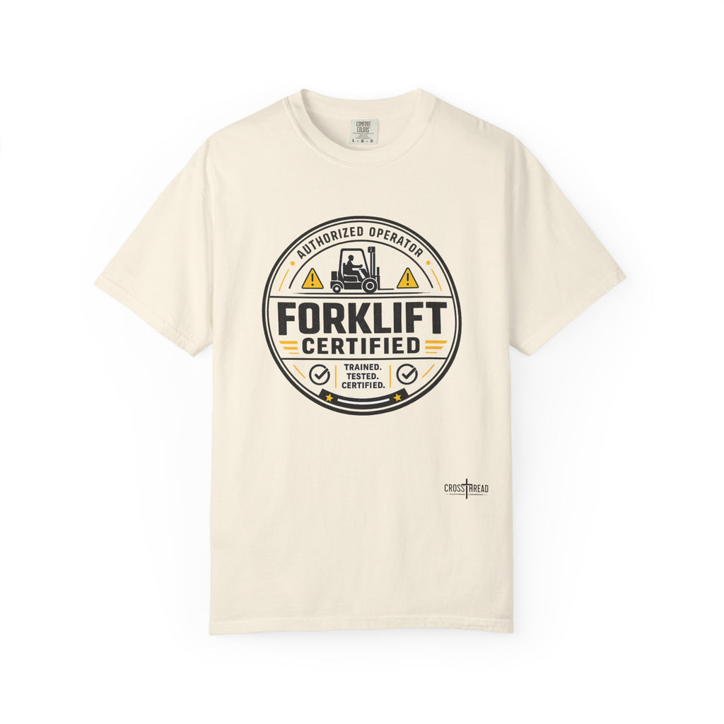 Forklift Certified T-Shirt — Vintage Industrial Graphic Tee