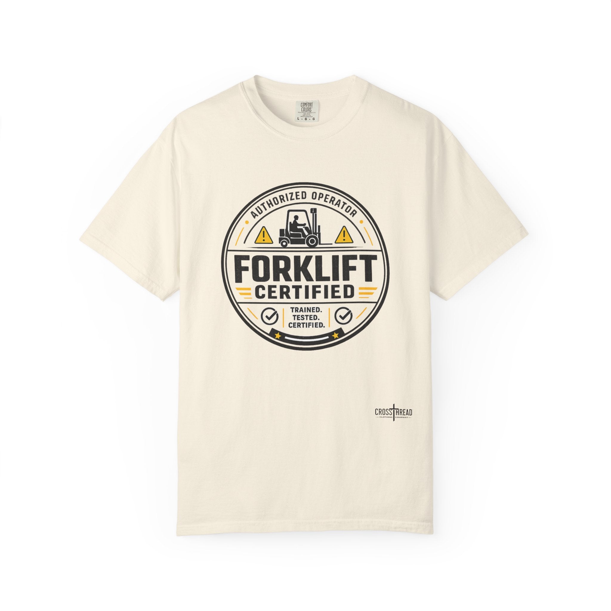 Forklift Certified T-Shirt — Vintage Industrial Graphic Tee