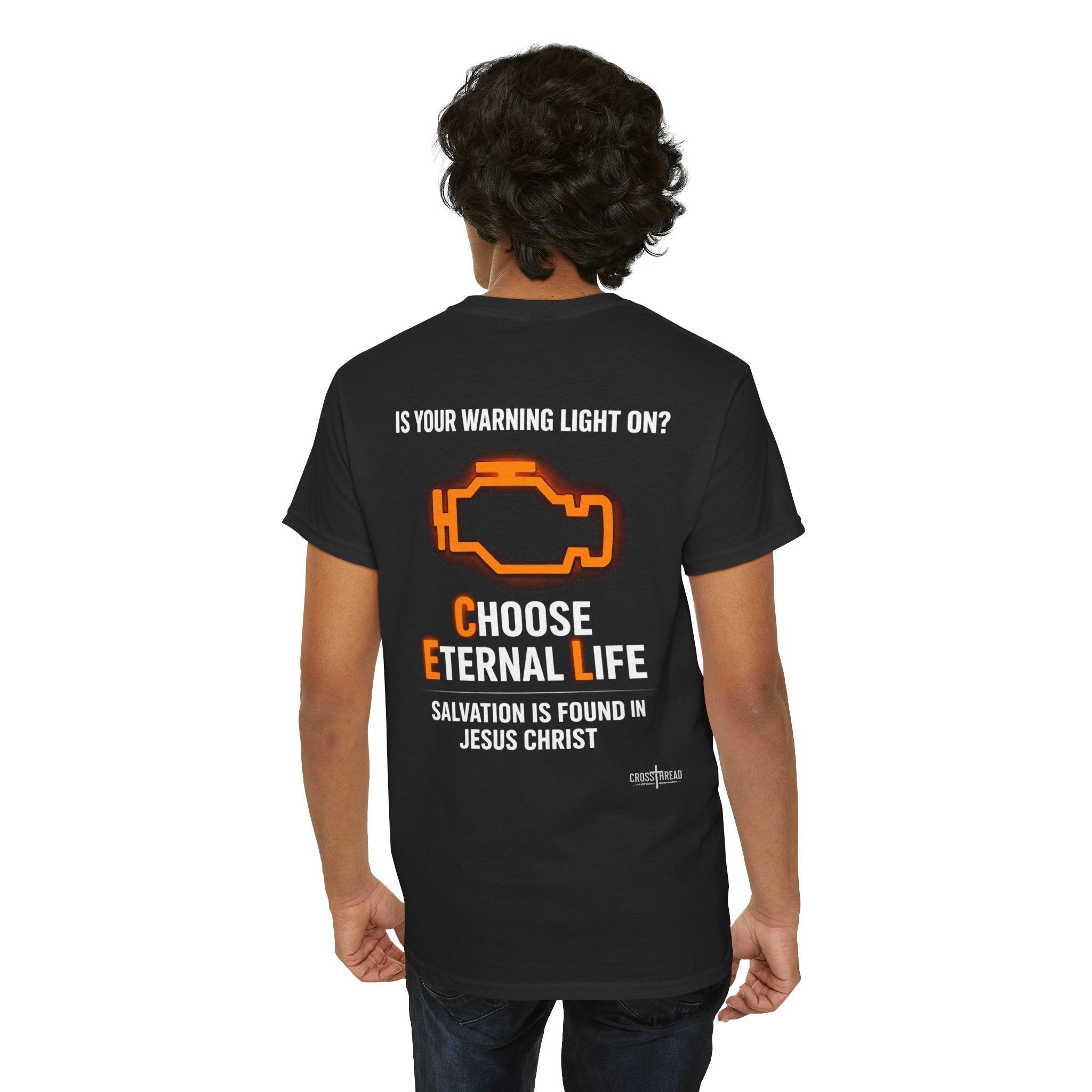 Is Your Warning Light On? | Christian Mechanic T-Shirt