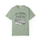 "My Garden is My Happy Place" Premium Comfort Colors T Shirt