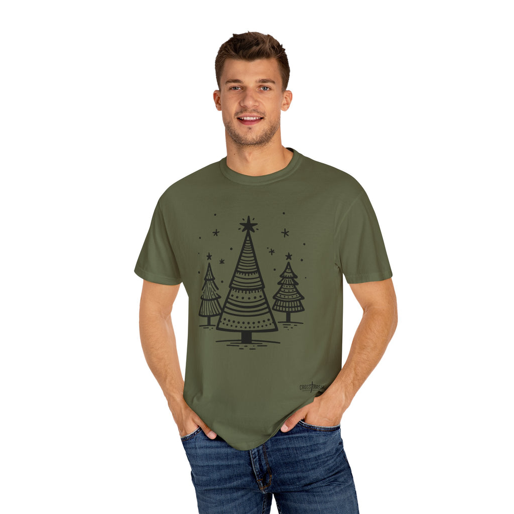 Trio of Christmas Trees T-shirt