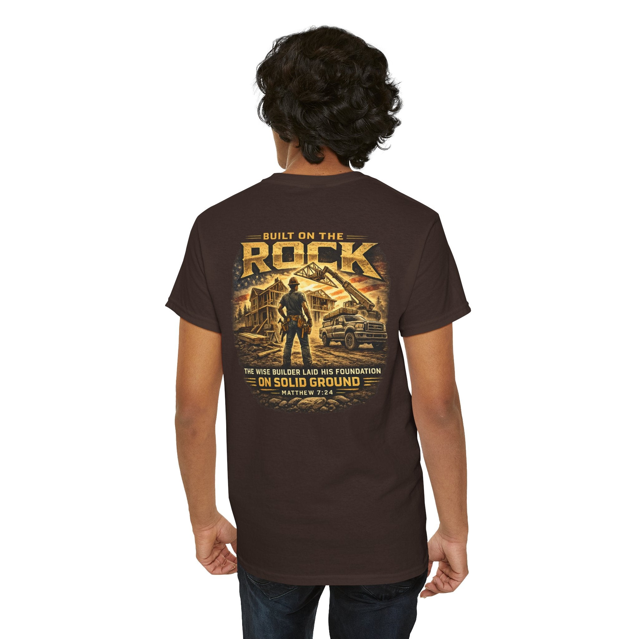 Built on the Rock Construction T-Shirt