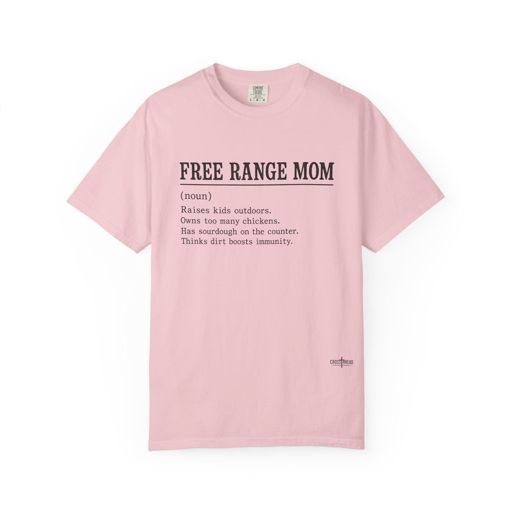 Free Range Mom Definition Tee