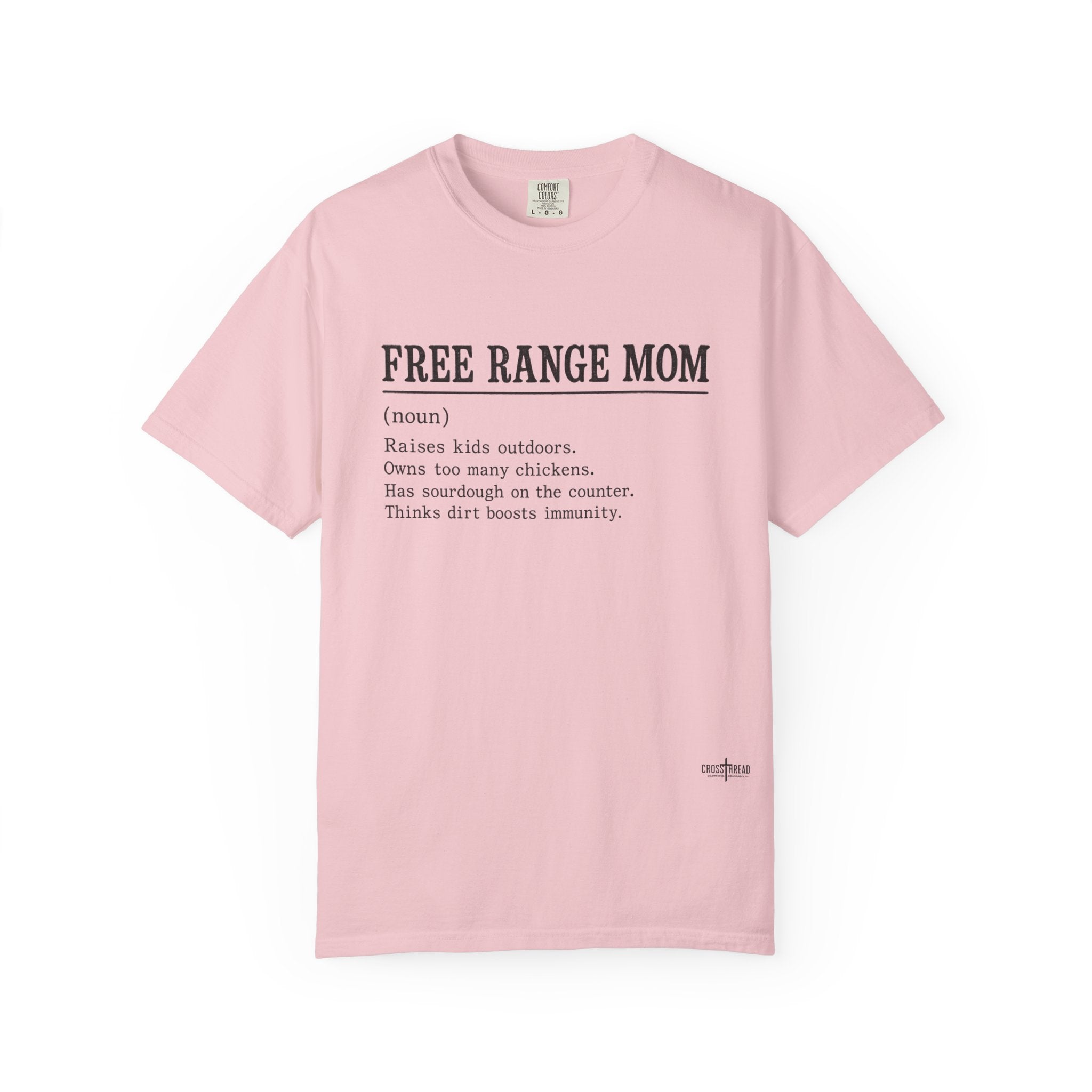Free Range Mom Definition Tee