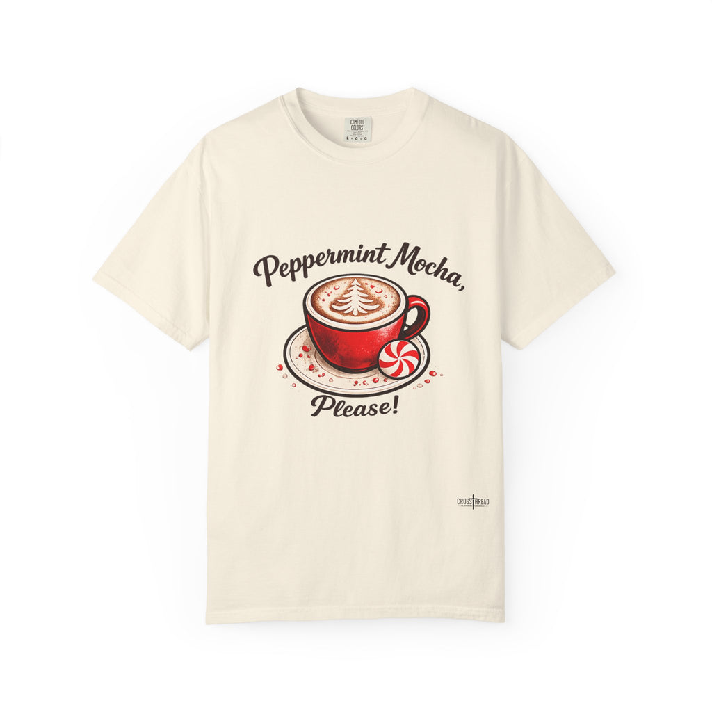 Peppermint Mocha Please Mug — Festive Holiday Coffee Cup T Shirt