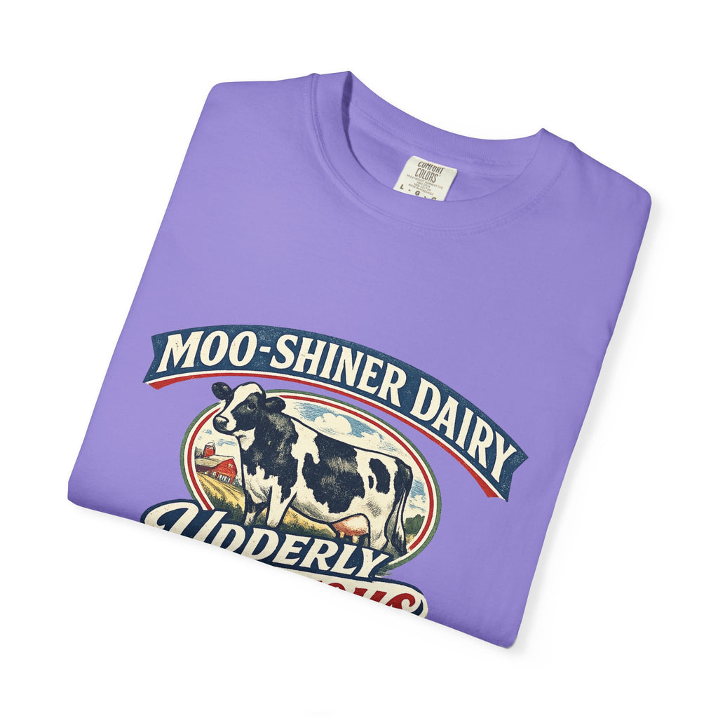 “Moo-Shiner Dairy” Udderly Delicious Graphic Tee