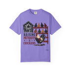 Raising Patriots & Chickens T-Shirt — Rustic American Chicken Tee