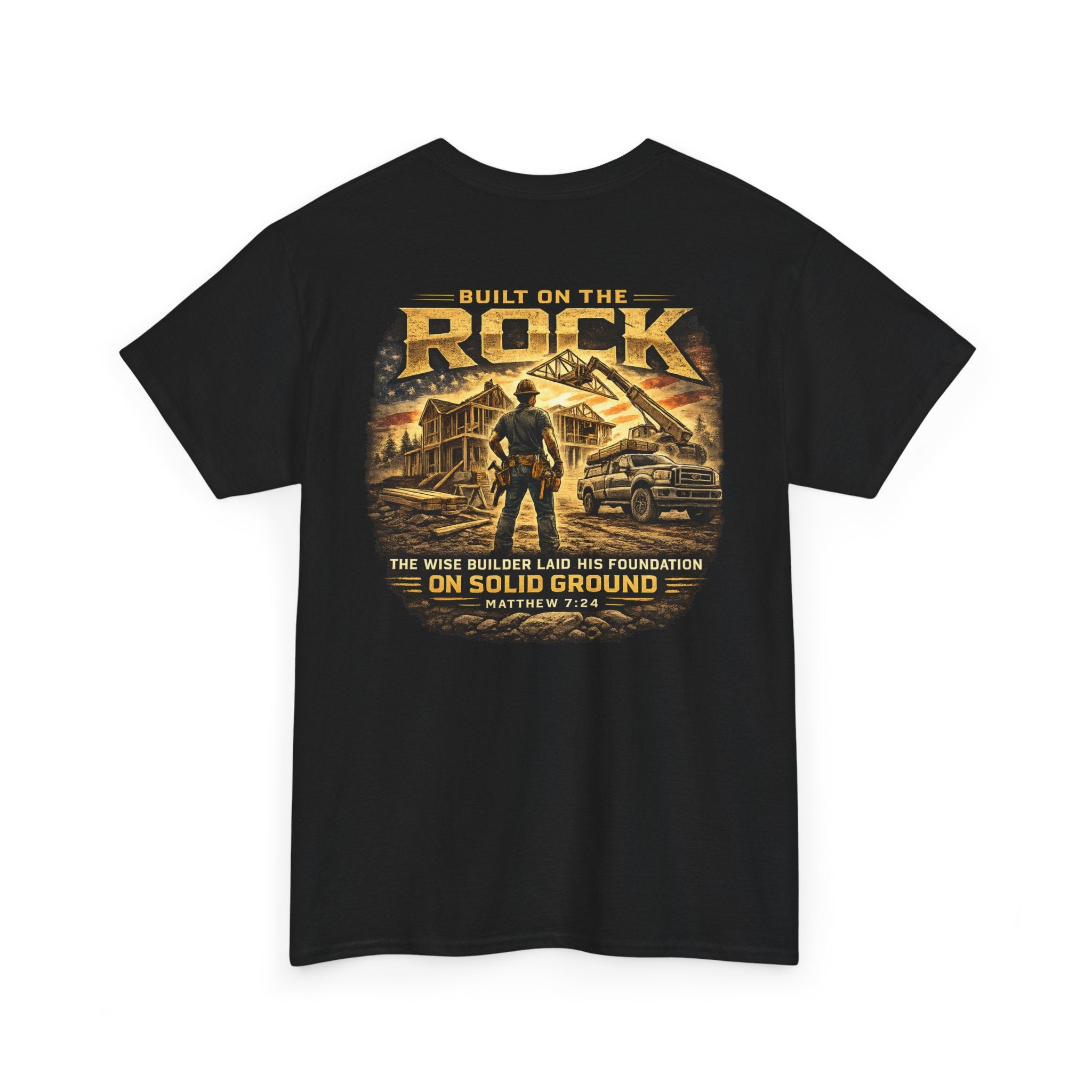 Built on the Rock Construction T-Shirt