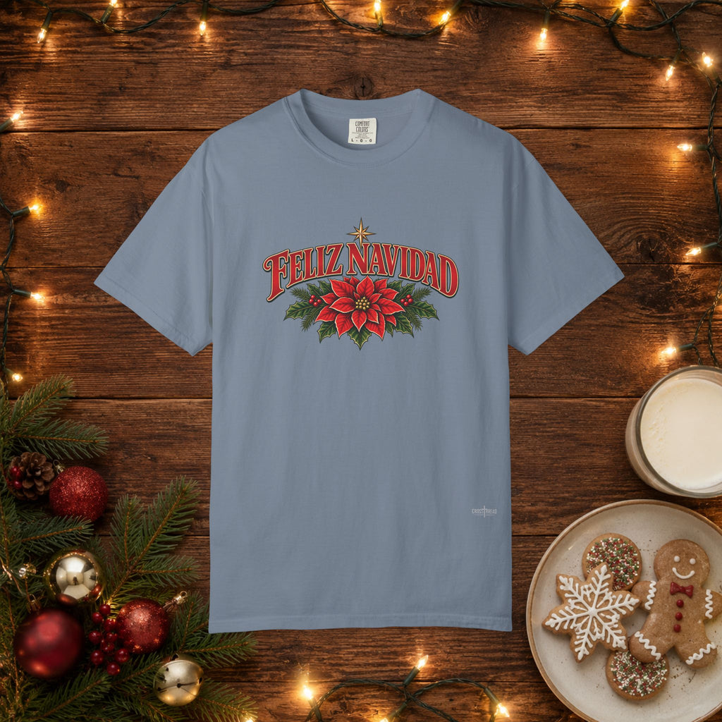 Feliz Navidad Comfort Colors T-Shirt