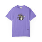 Watering Can Wildflower T-Shirt — Vintage Floral Garden Tee