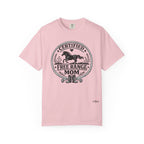 Certified Free Range Mom T-Shirt —  Farm Mom Tee, Horse & Boots Graphic