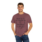 Turning On My Christmas Playlist Comfort Colors T-shirt